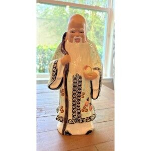 Vintage God of Longevity Figurine South Vietnam 11 Inches